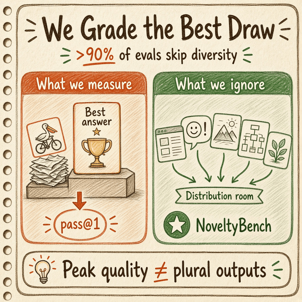 Leaderboards Grade the Best Draw. Diversity Never Shows Up.